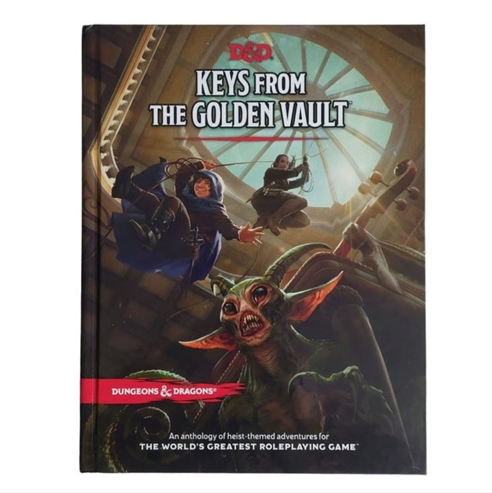 Dungeons & Dragons D&D DnD 5e Keys From The Golden Vault Hardcover
